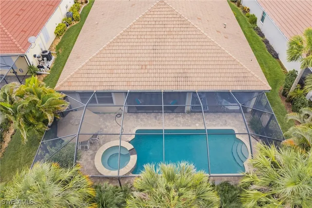 a backyard of a house