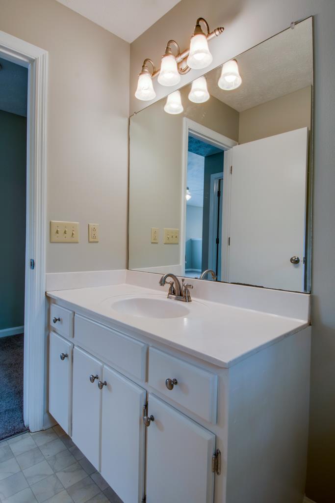 121 Brookside Point Springfield, TN 37172 - Photo 7 of 19 a bathroom with a sink a light fixture and a mirror