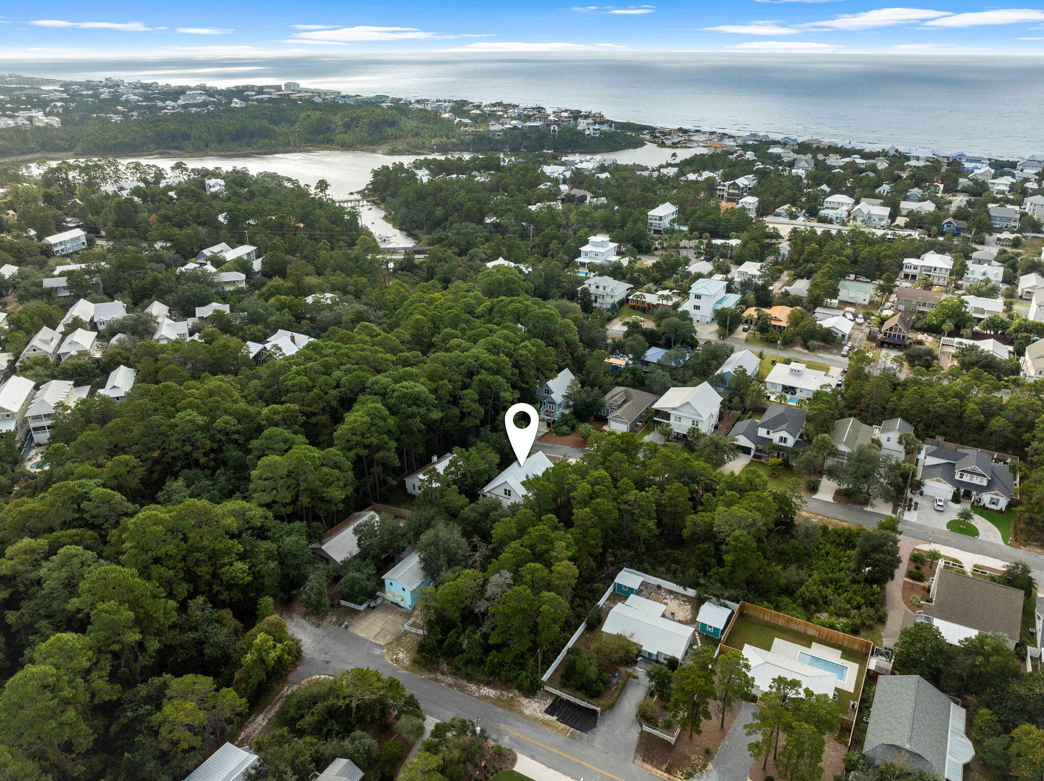 213 Bramble Street Santa Rosa Beach, FL 32459 - Photo 55 of 62 a view of a city