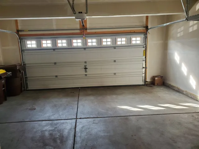a view of a water heater room