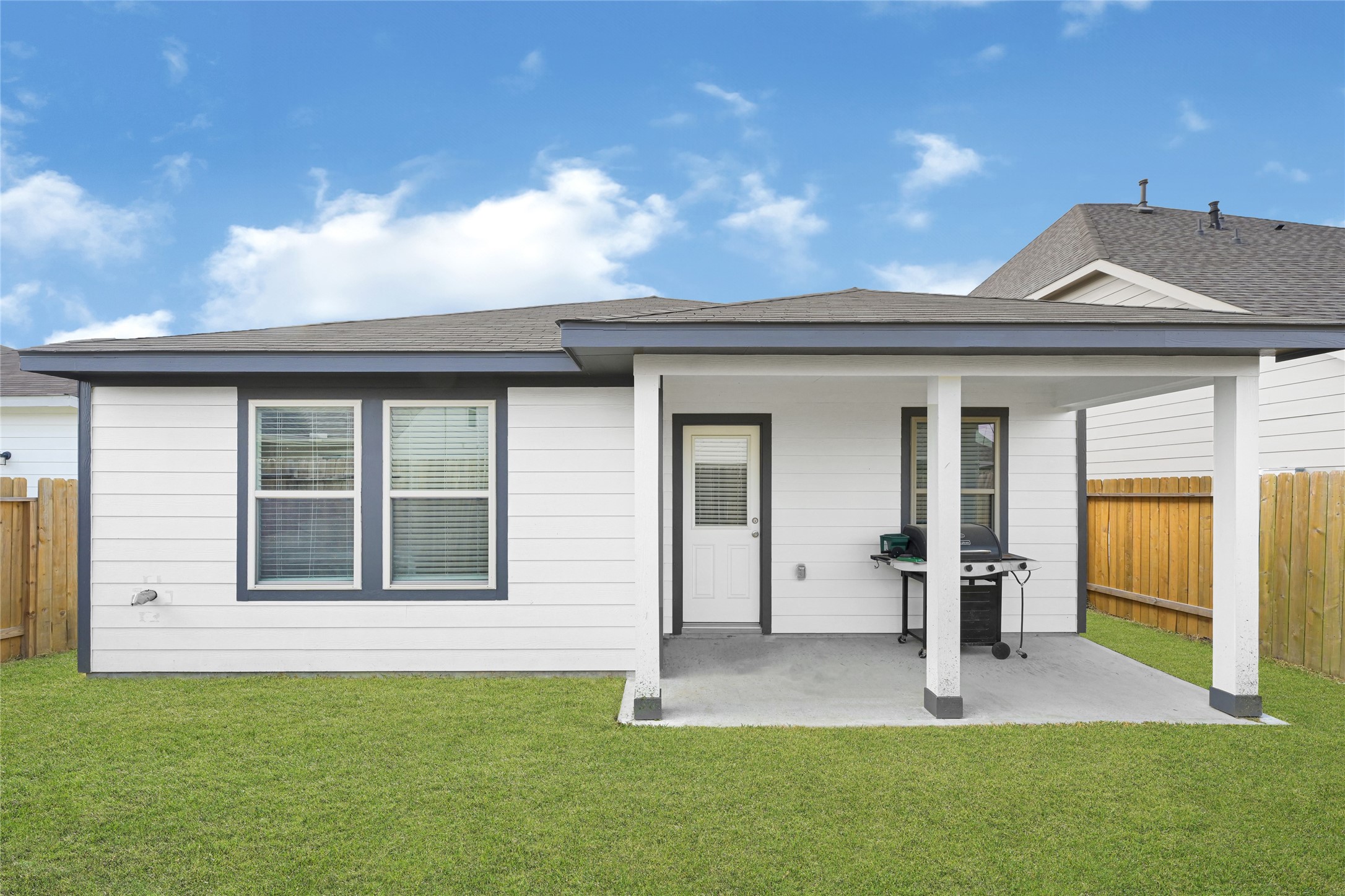 5325 Basquiat Drive Houston, TX 77048 - Photo 20 of 21 a front view of a house with a yard