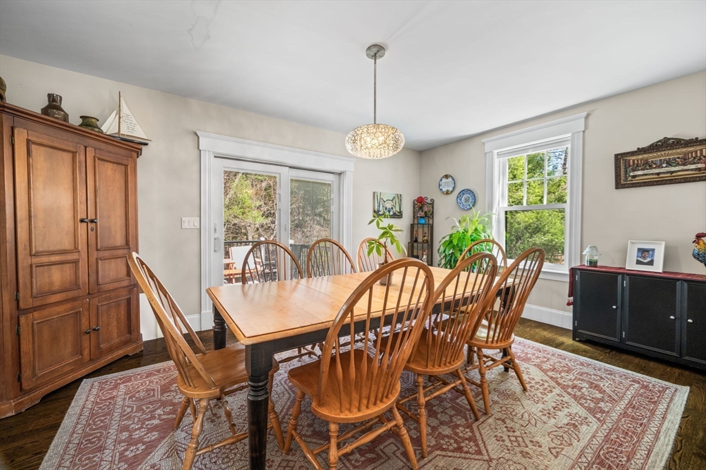 220 Maynard Road Sudbury, MA 01776 - Photo 6 of 38 a view of a dining room with furniture window and outside view