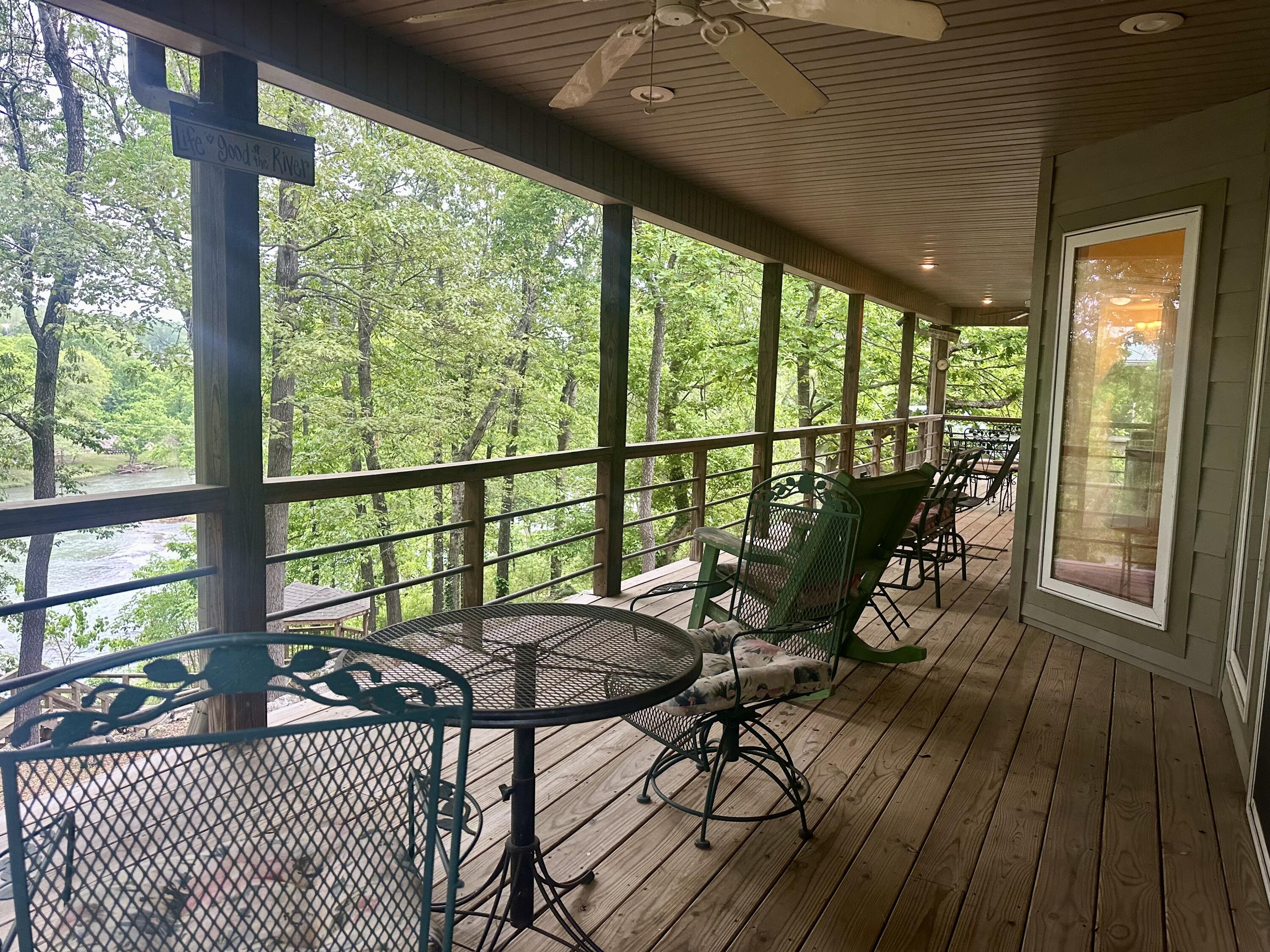 136 Riverview Drive Mammoth Spring, AR 72554 - Photo 42 of 56 Outside back covered deck