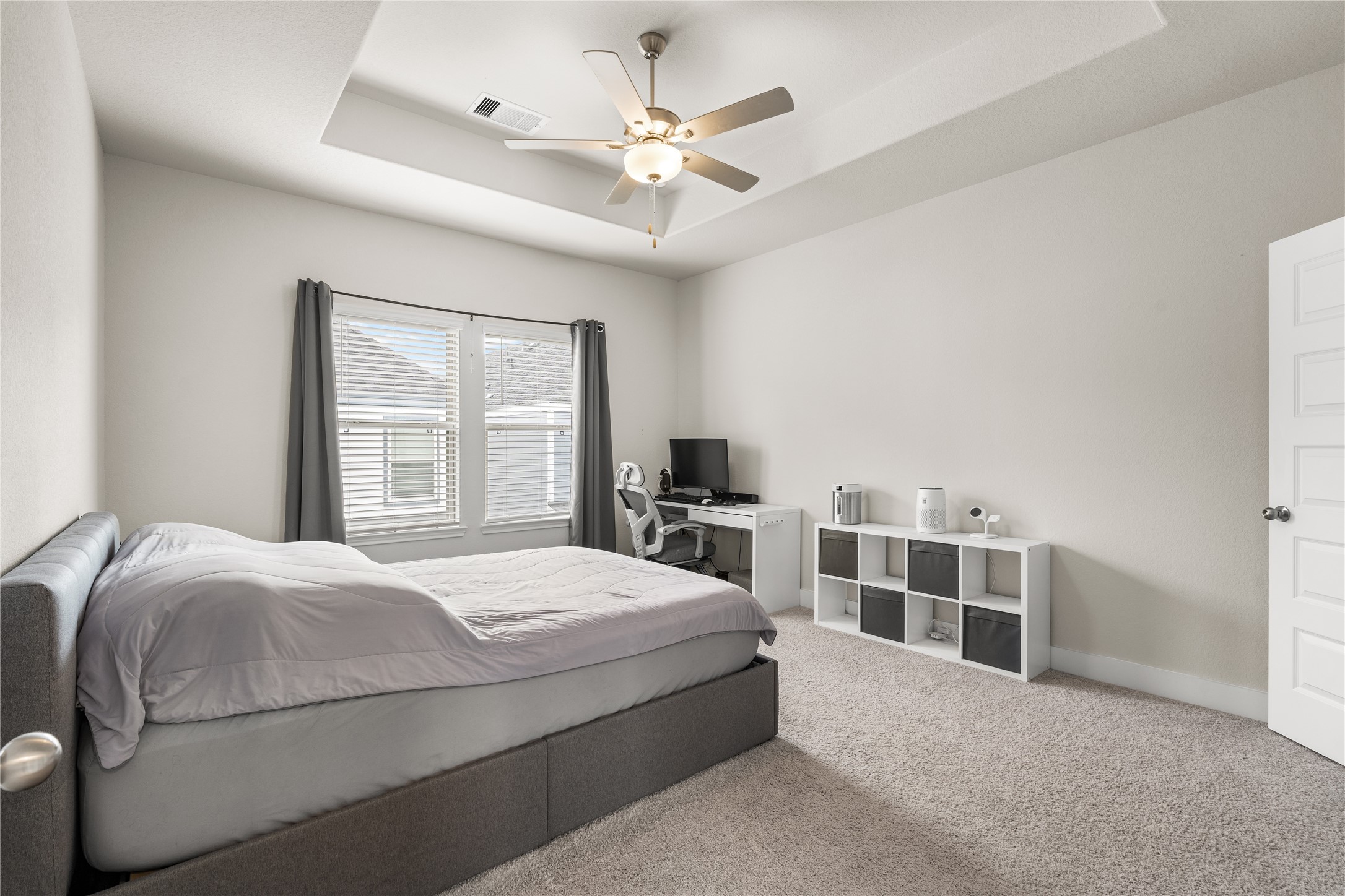 4001 Baja Lane Houston, TX 77045 - Photo 14 of 27 Beyond accommodating a full bedroom suite, the expansive primary offers the flexibility to incorporate a home office, reading nook, fitness area, or additional storage without compromising comfort.