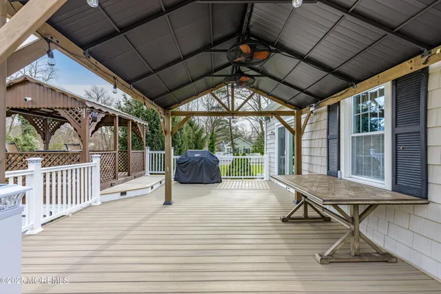 a view of outdoor space with seating