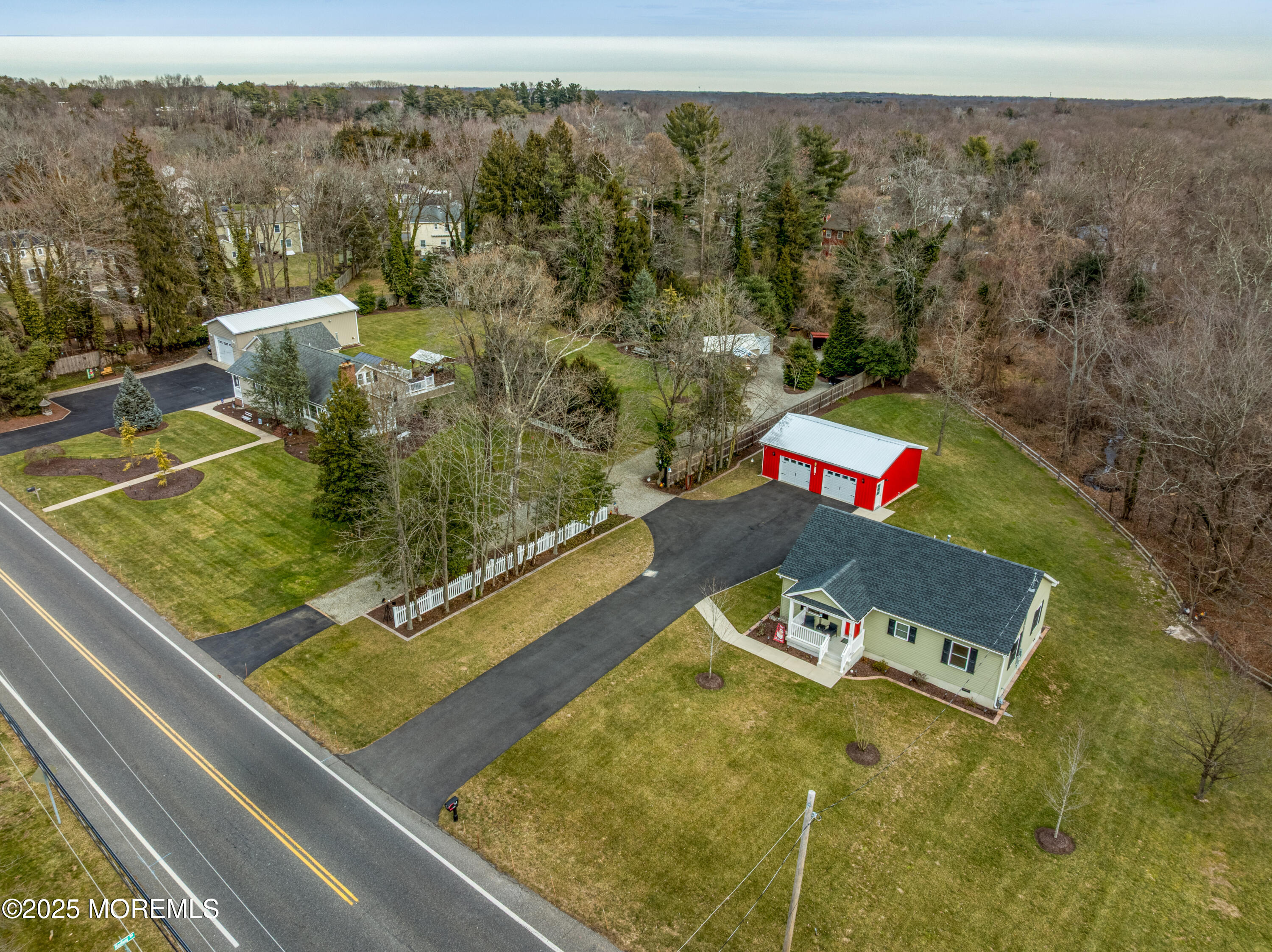 63 North New Prospect Road Jackson, NJ 08527 - Photo 35 of 43 a view of a tennis court with a mountain