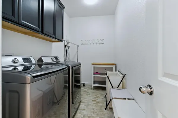 a very nice looking room with a large window