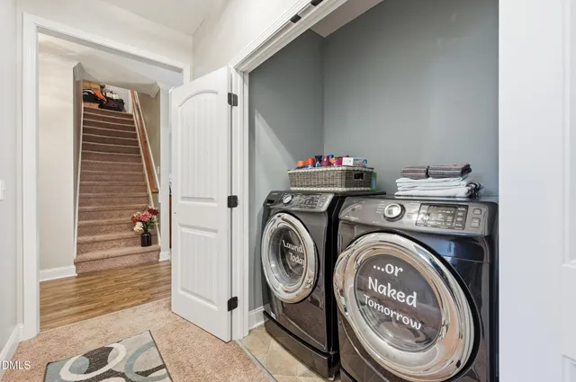 a view of washer and dryer