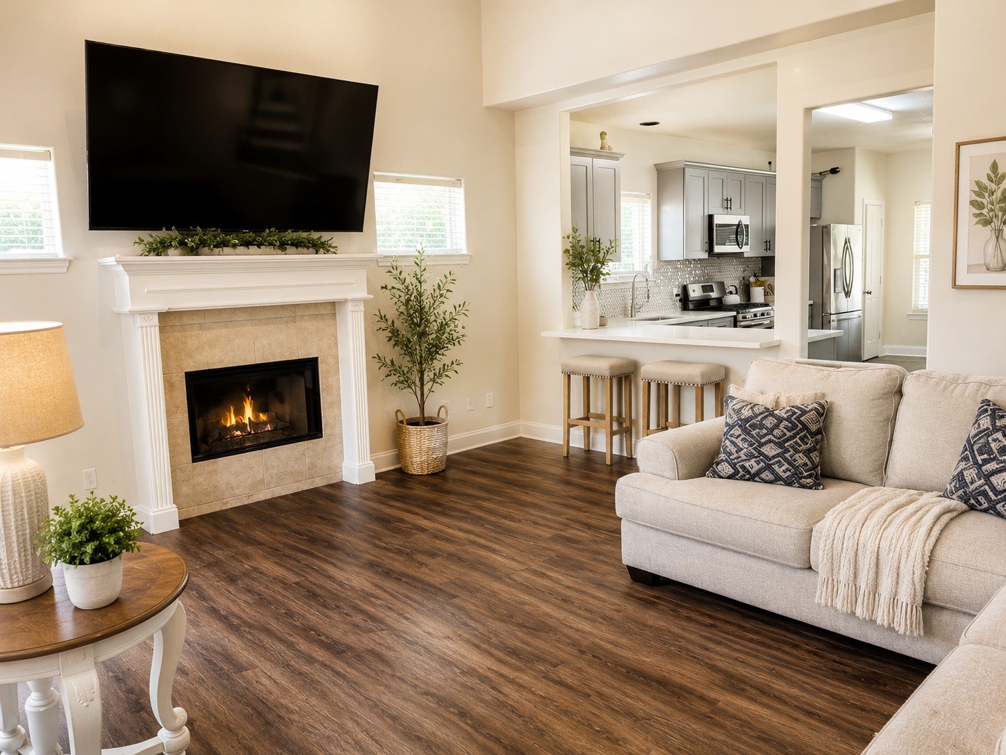 803 Brickstone Court Spring, TX 77386 - Photo 26 of 26 Open floor plan. Perfect for entertaining. digitally staged