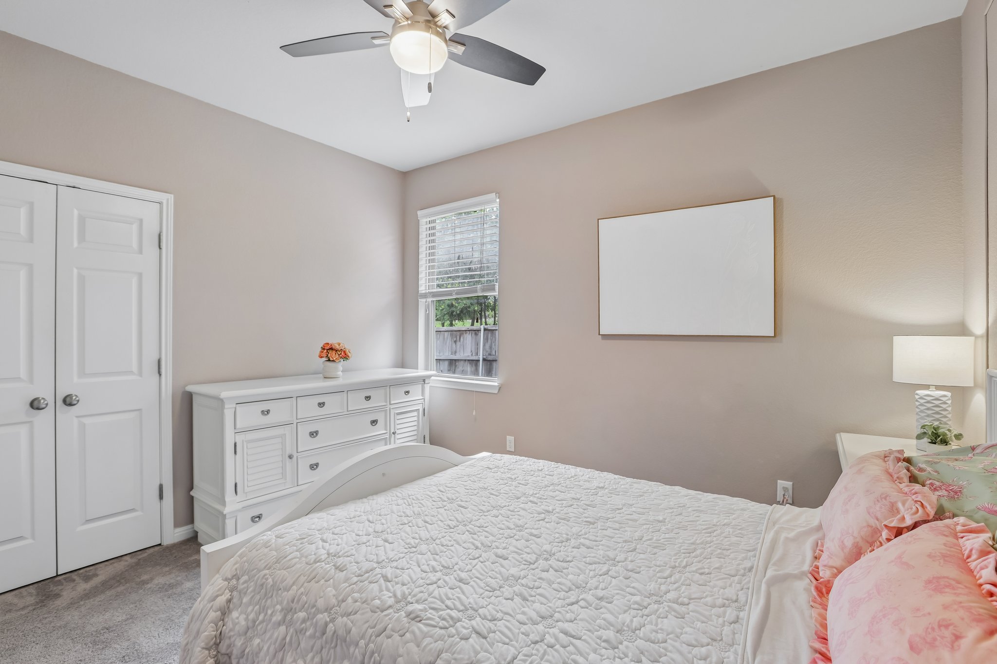 6801 Banff Cove Austin, TX 78754 - Photo 28 of 37 Bedroom 2 with ceiling fan