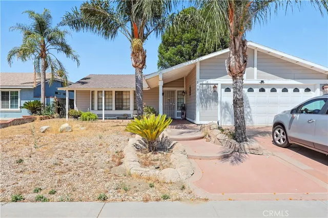 a view of a house with a patio