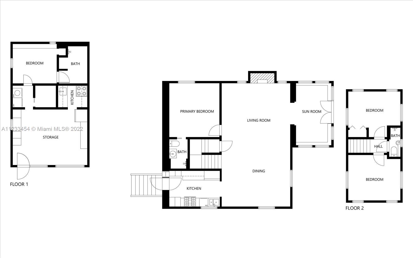 3041 Oak Avenue Coconut Grove, FL 33133 - Photo 31 of 31 a picture of a floor plan