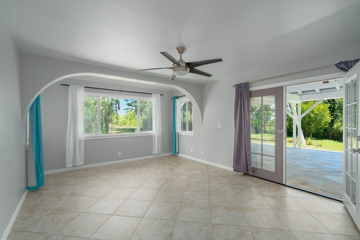 27-571 Kalaoa Camp Road Papaikou, HI 96781 - Photo 15 of 29 a view of an empty room with a window