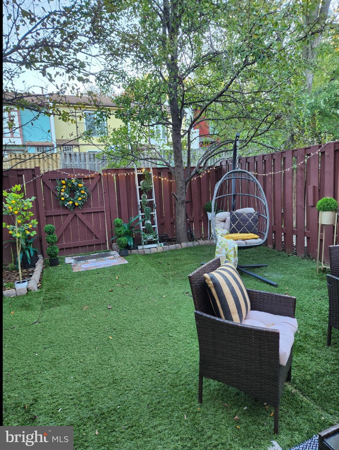 6346 Rockshire Street Alexandria, VA 22315 - Photo 9 of 10 a garden view with a seating space