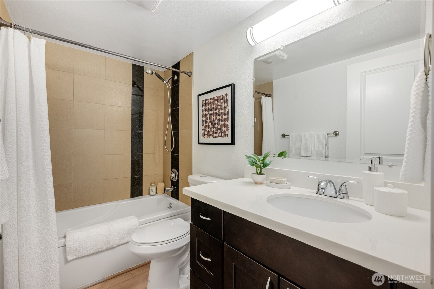 2 109th Place Southeast Everett, WA 98208 - Photo 24 of 40 a bathroom with a sink a toilet and shower