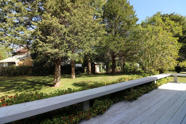 24 Mill Pond Road Orleans, MA 02653 - Photo 23 of 25 a view of a wooden floor and a yard