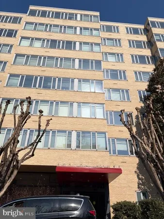 a front view of a building