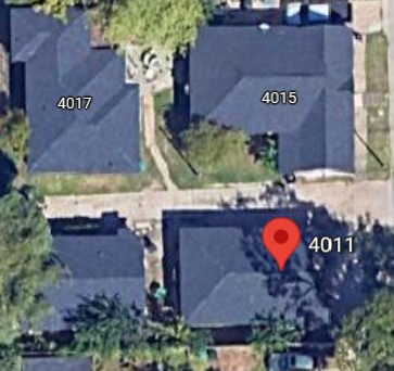 4011-4017 Terry Street Houston, TX 77009 - Photo 23 of 48 an aerial view of a house with a yard and a black sign board