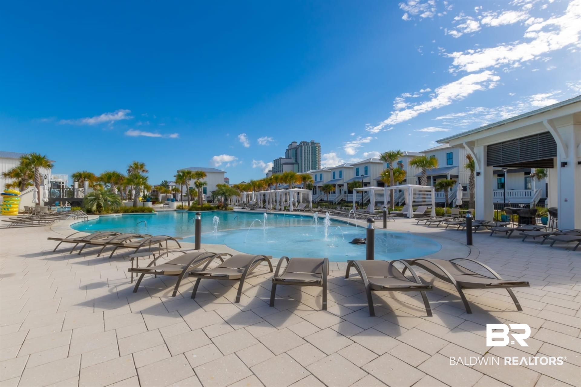 2494 Saltgrass Way Orange Beach, AL 36561 - Photo 33 of 37 View of pool with a pergola and a patio area