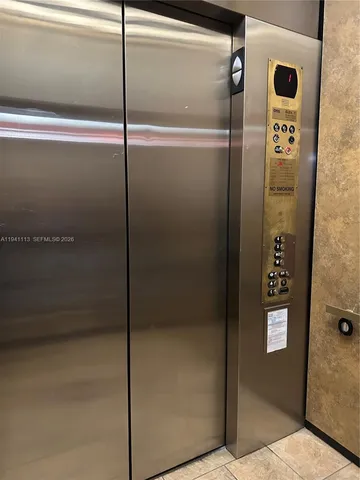 a view of a small space