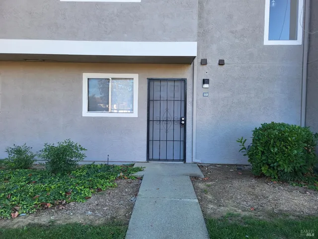 a front view of a house having yard