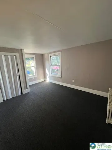 a view of a room with window