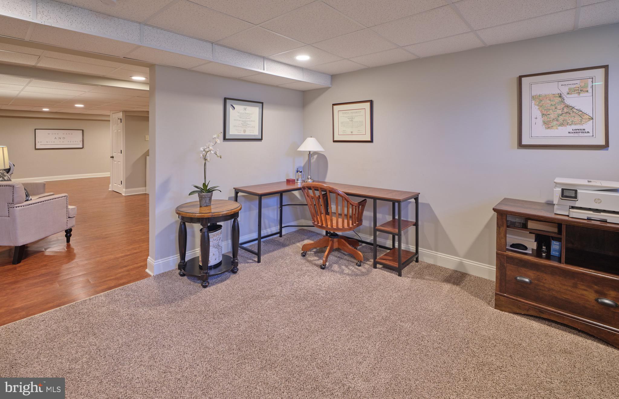 1052 South Kimbles Road Yardley, PA 19067 - Photo 56 of 74 Secondary office in lower level