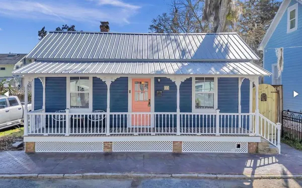a view of a house with a deck