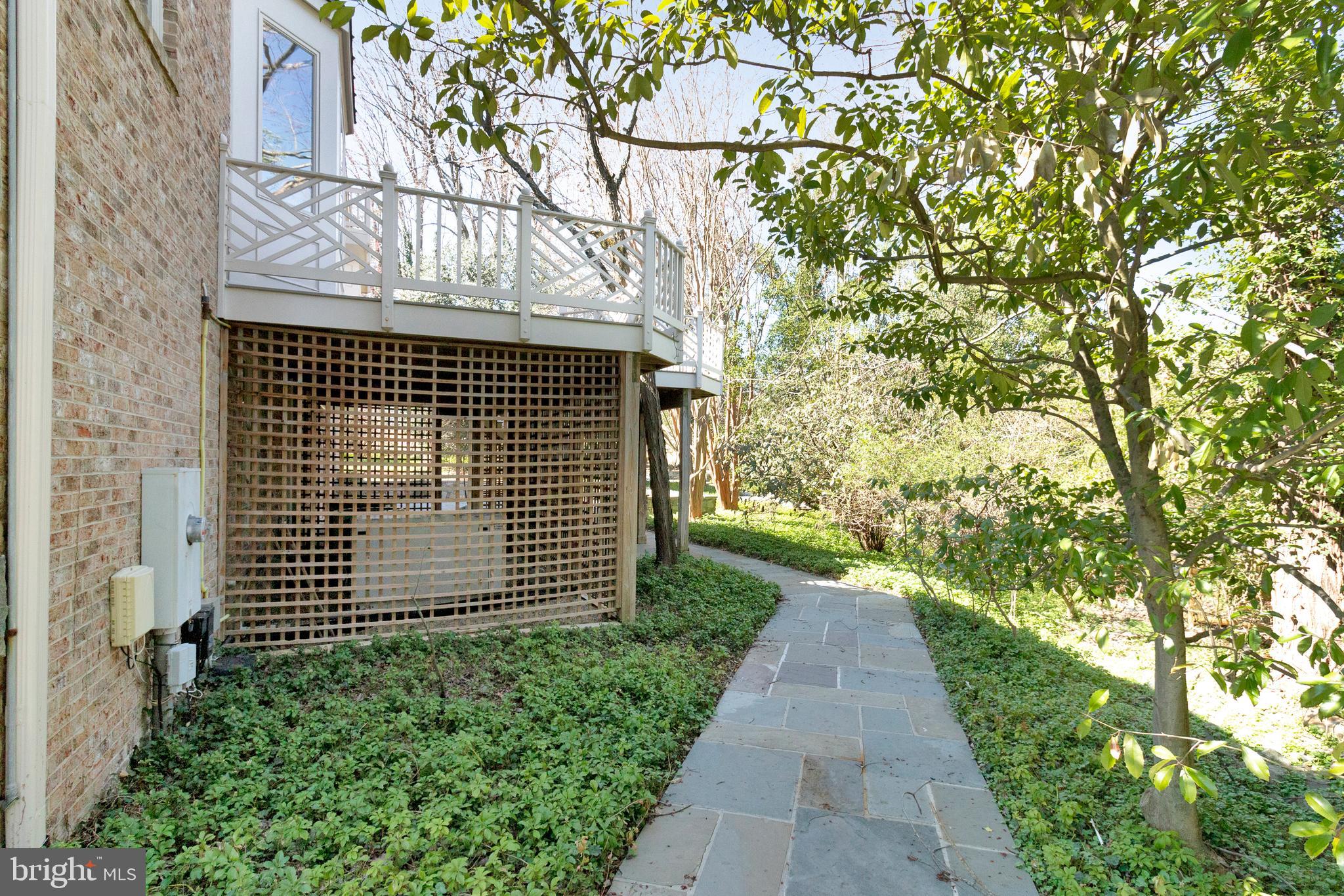 938 Douglass Drive McLean, VA 22101 - Photo 97 of 105 a view of a pathway that has big trees in front of it