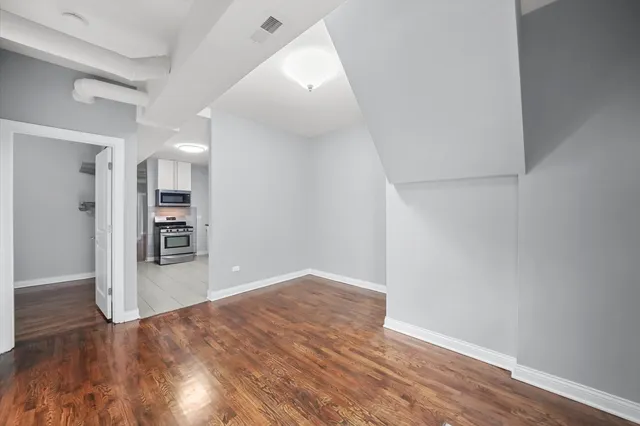 wooden floor in an empty room