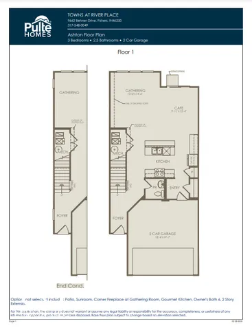 $354,900 | 9709 Oleander Drive, Fishers, IN 46038