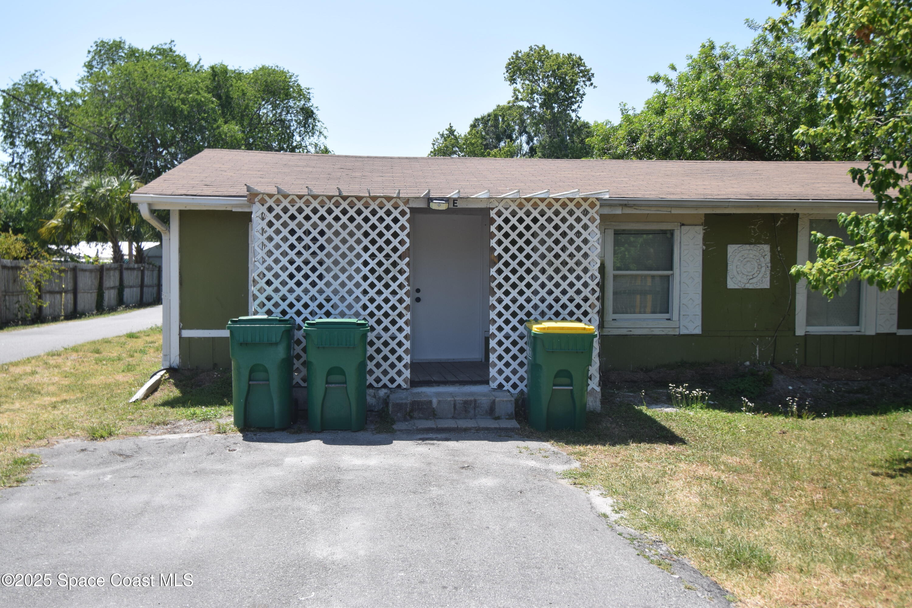 a view of a small house