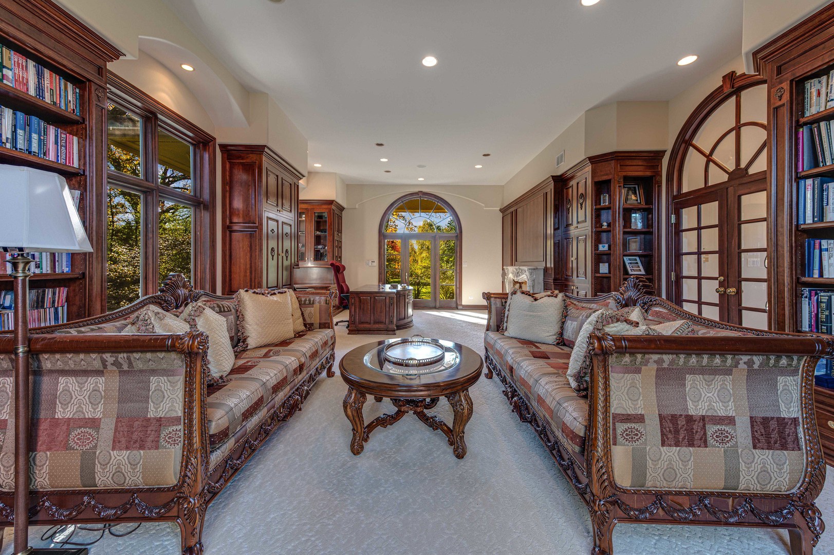 10 West Westleigh Road Lake Forest, IL 60045 - Photo 15 of 59 a living room with fireplace furniture and a large window