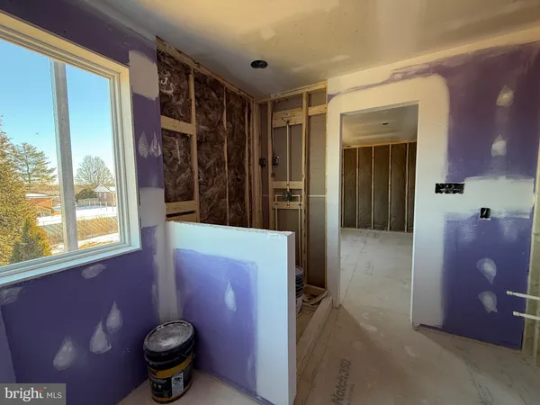 a room with gym equipment