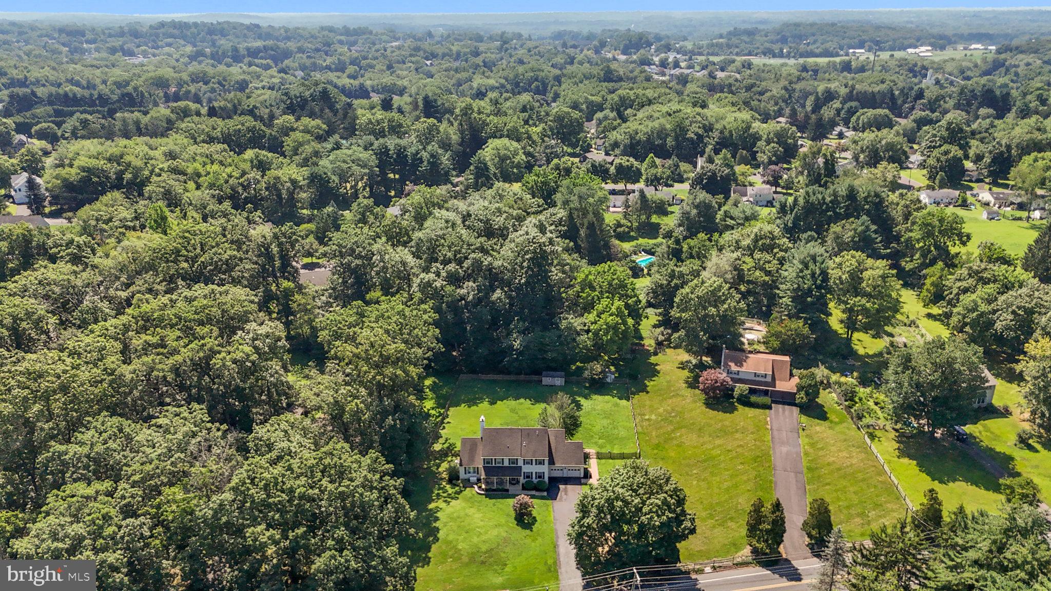 275 West Sandy Ridge Road Doylestown, PA 18901 - Photo 51 of 54 an aerial view of a houses with a yard