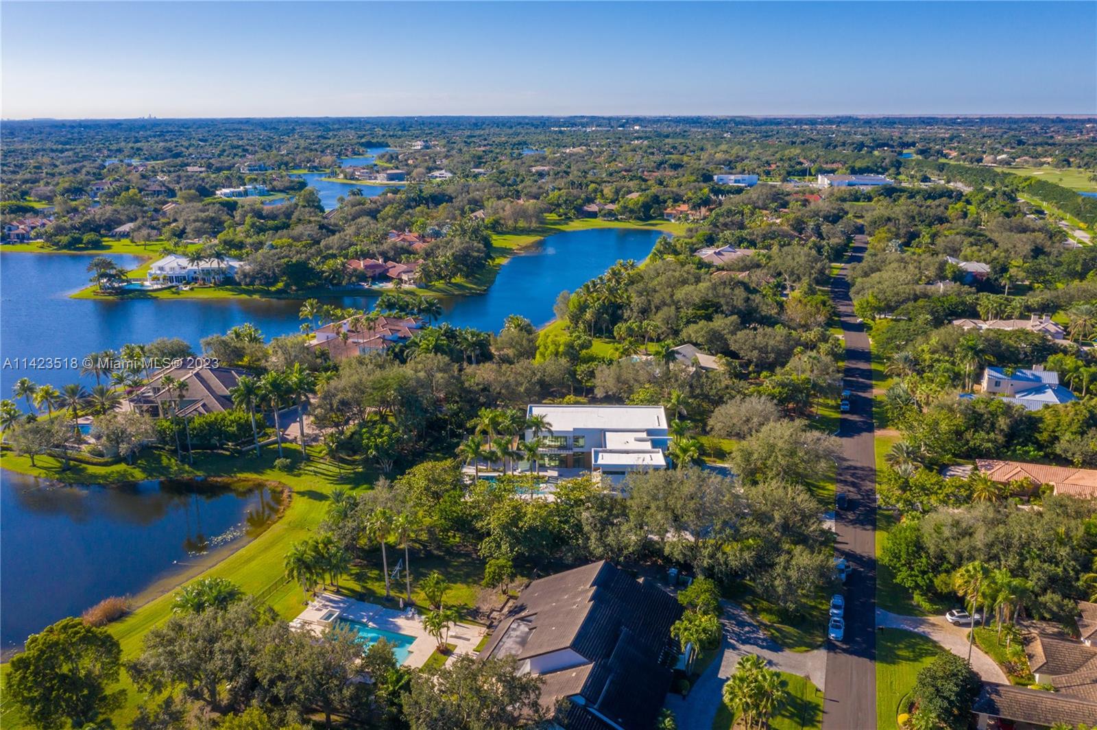 2690 Hackney Road Weston, FL 33331 - Photo 19 of 88 an aerial view of a houses with a yard