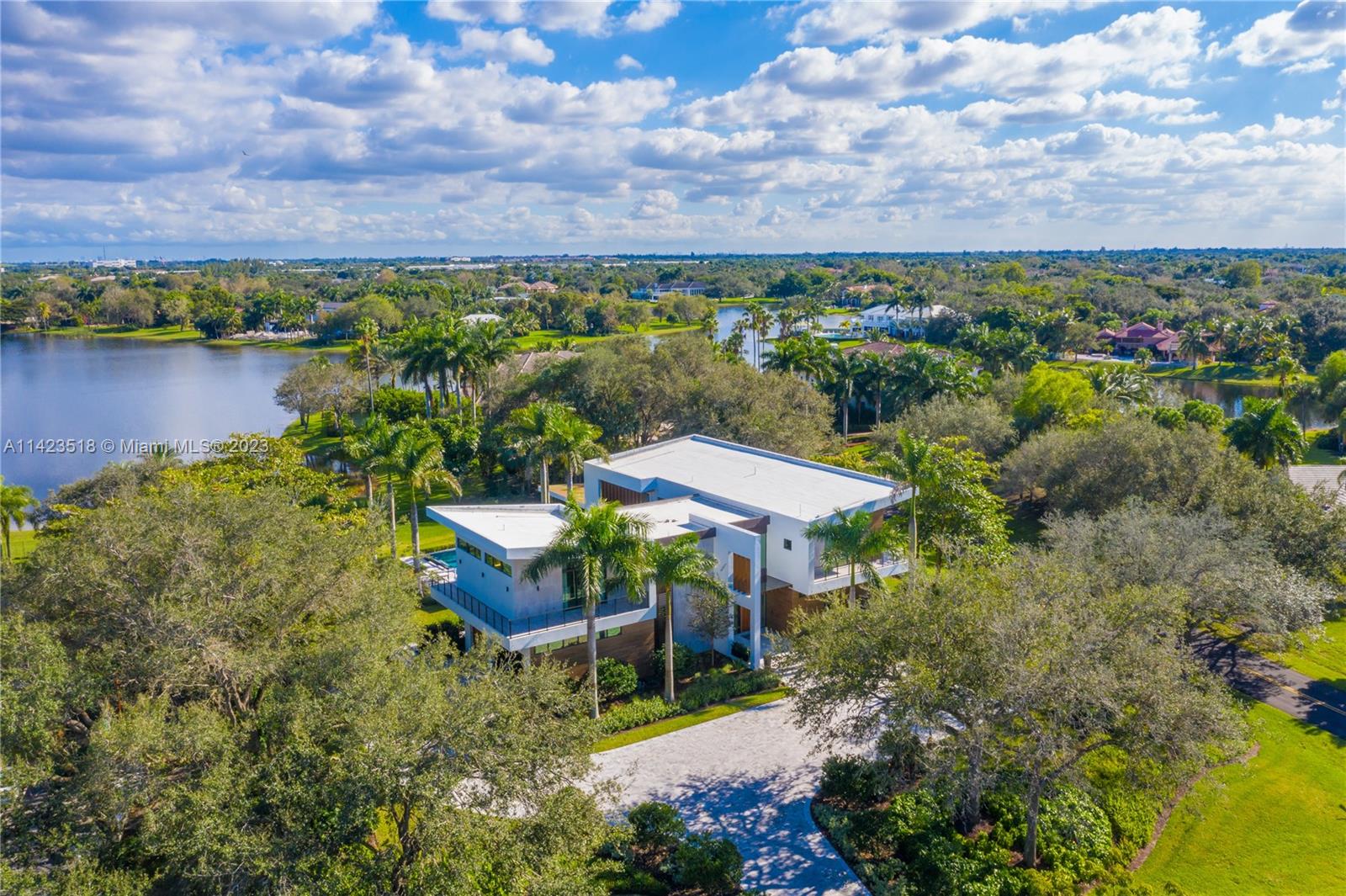 2690 Hackney Road Weston, FL 33331 - Photo 10 of 88 an aerial view of a house with garden space and outdoor seating