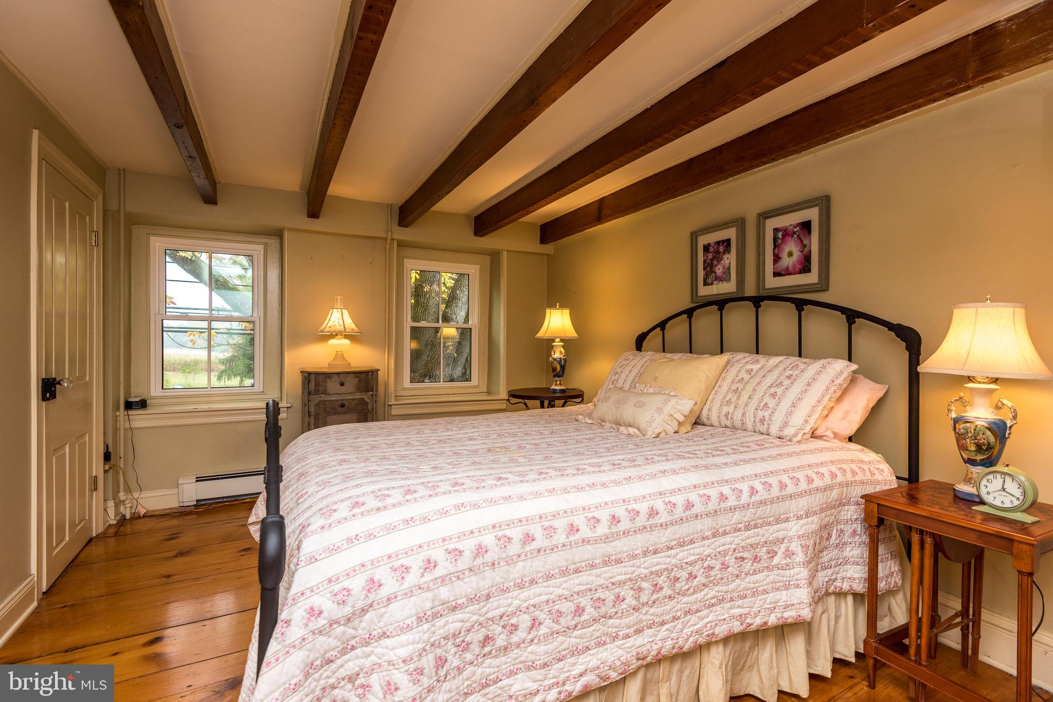 3264 Durham Road Doylestown, PA 18902 - Photo 28 of 37 Bedroom with exposed beams