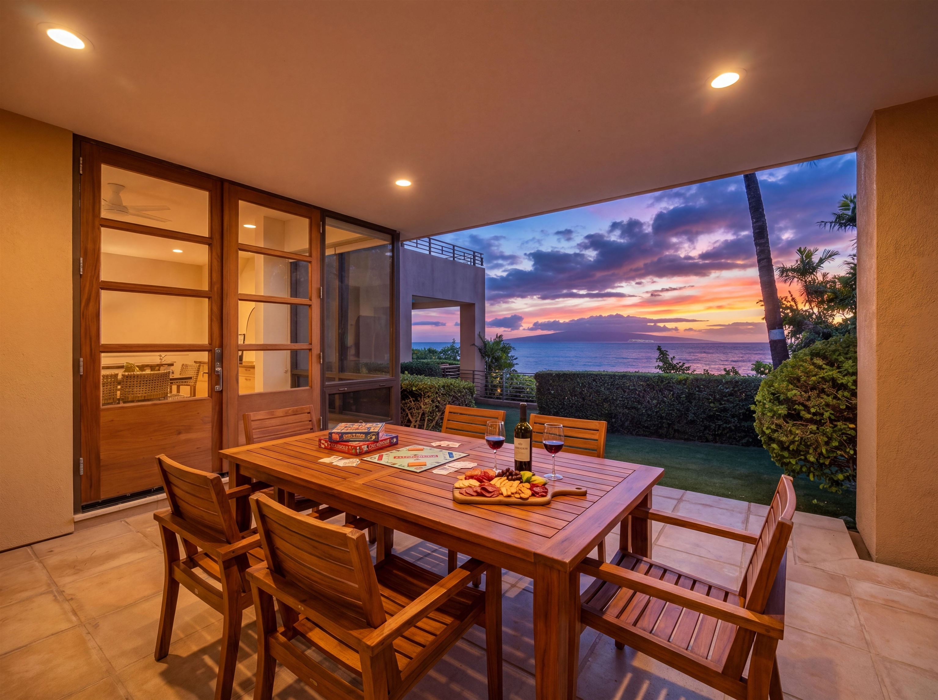 4640-4650 Makena Road Kihei, HI 96753 - Photo 5 of 48 a view of a dining room with furniture and chandelier