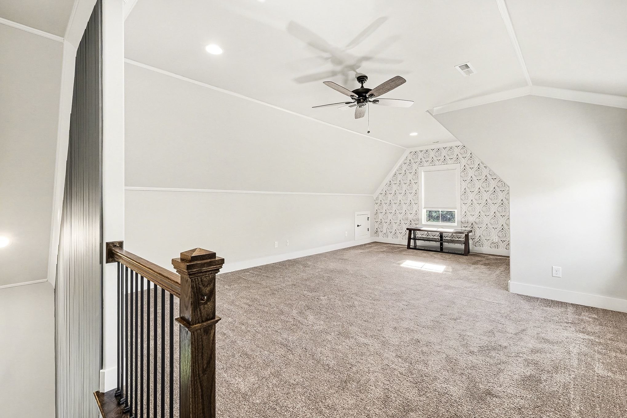 3008 Turnstone Trace Spring Hill, TN 37174 - Photo 26 of 30 a view of a livingroom with a staircase and kitchen view