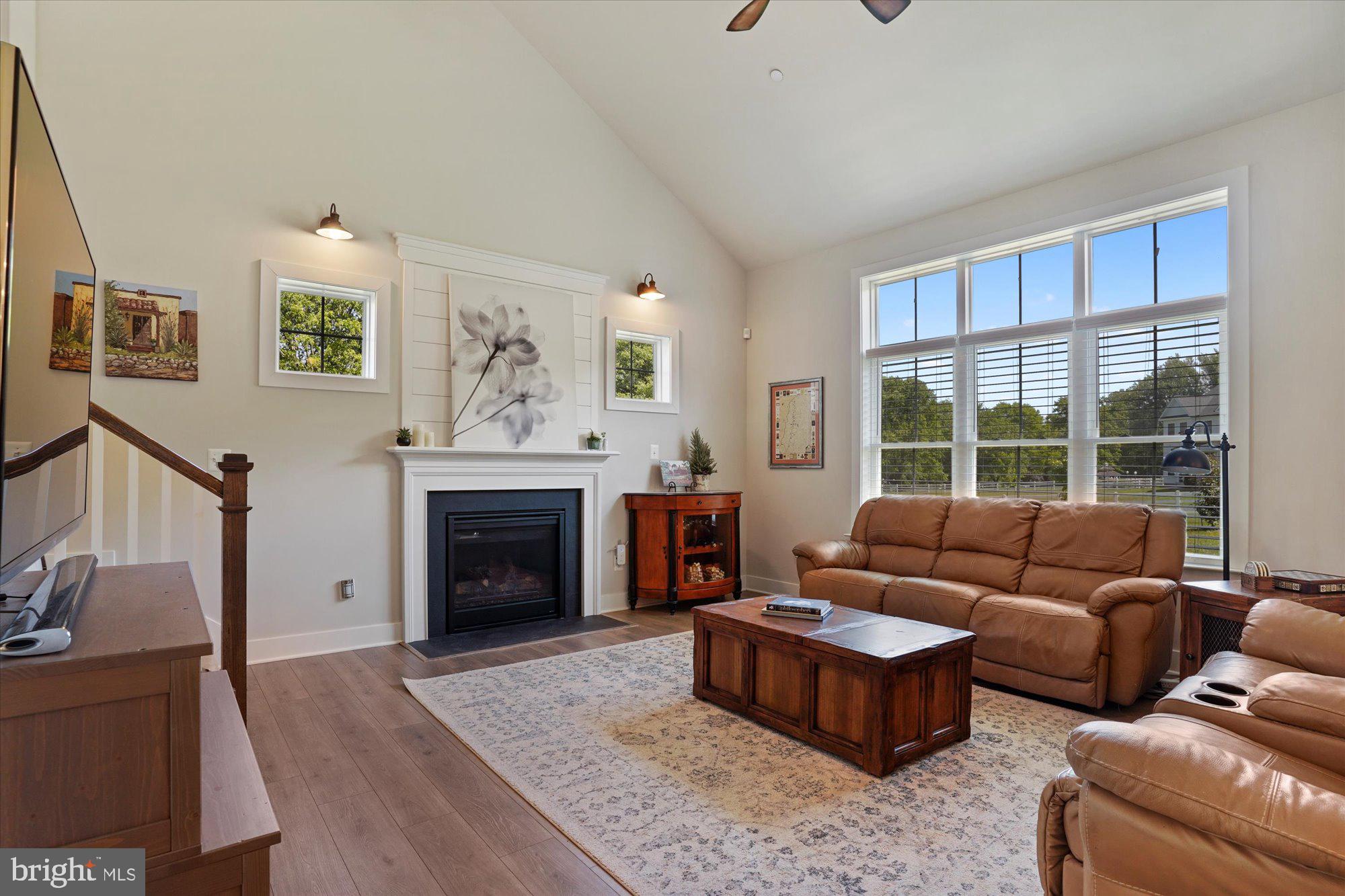 1910 Laurel Brook Road Fallston, MD 21047 - Photo 12 of 32 Family room with vaulted ceilings and gas fireplac