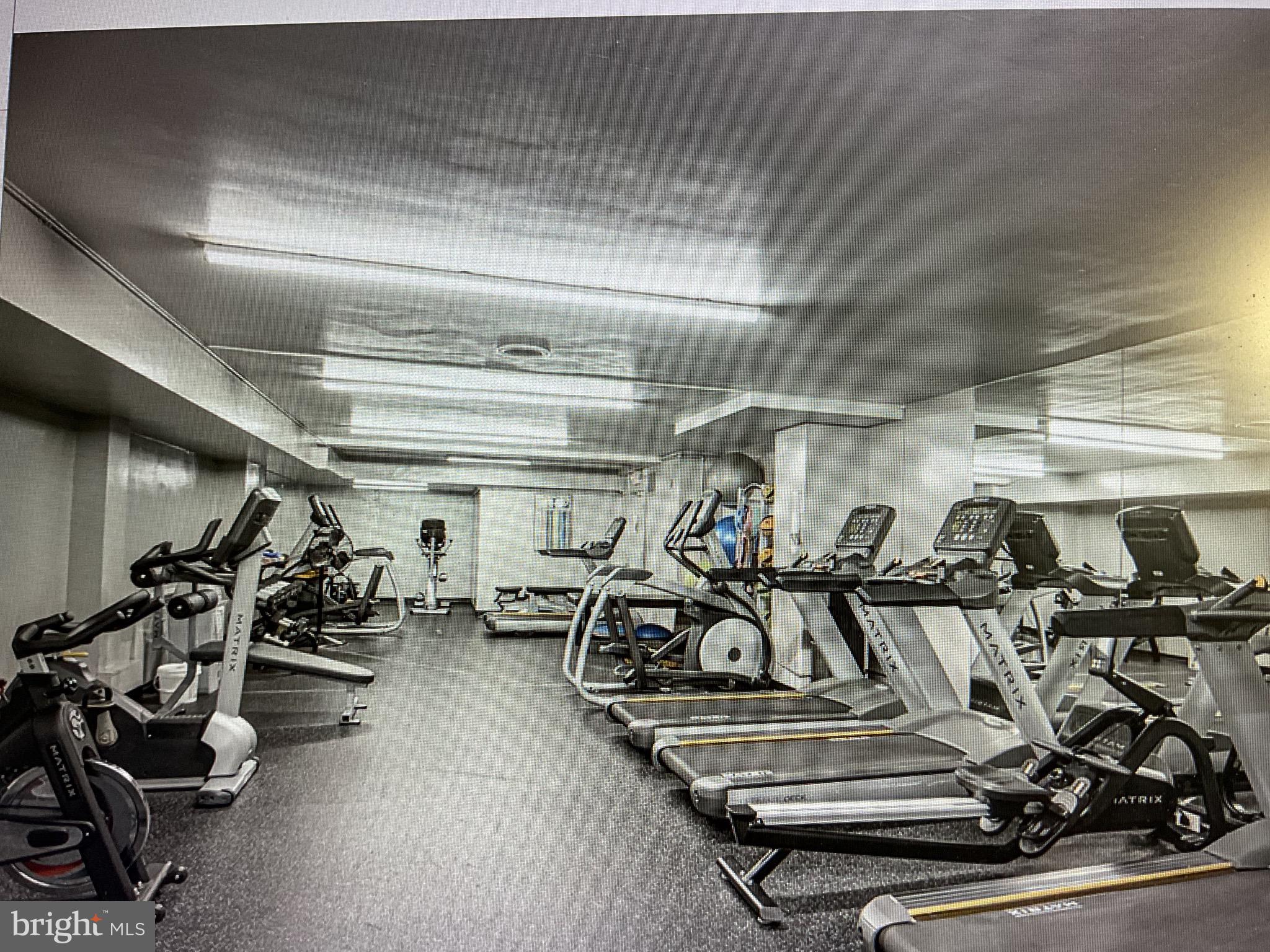 2939 Van Ness Street Northwest, Unit 731 Washington, DC 20008 - Photo 12 of 14 a view of a room with gym equipment