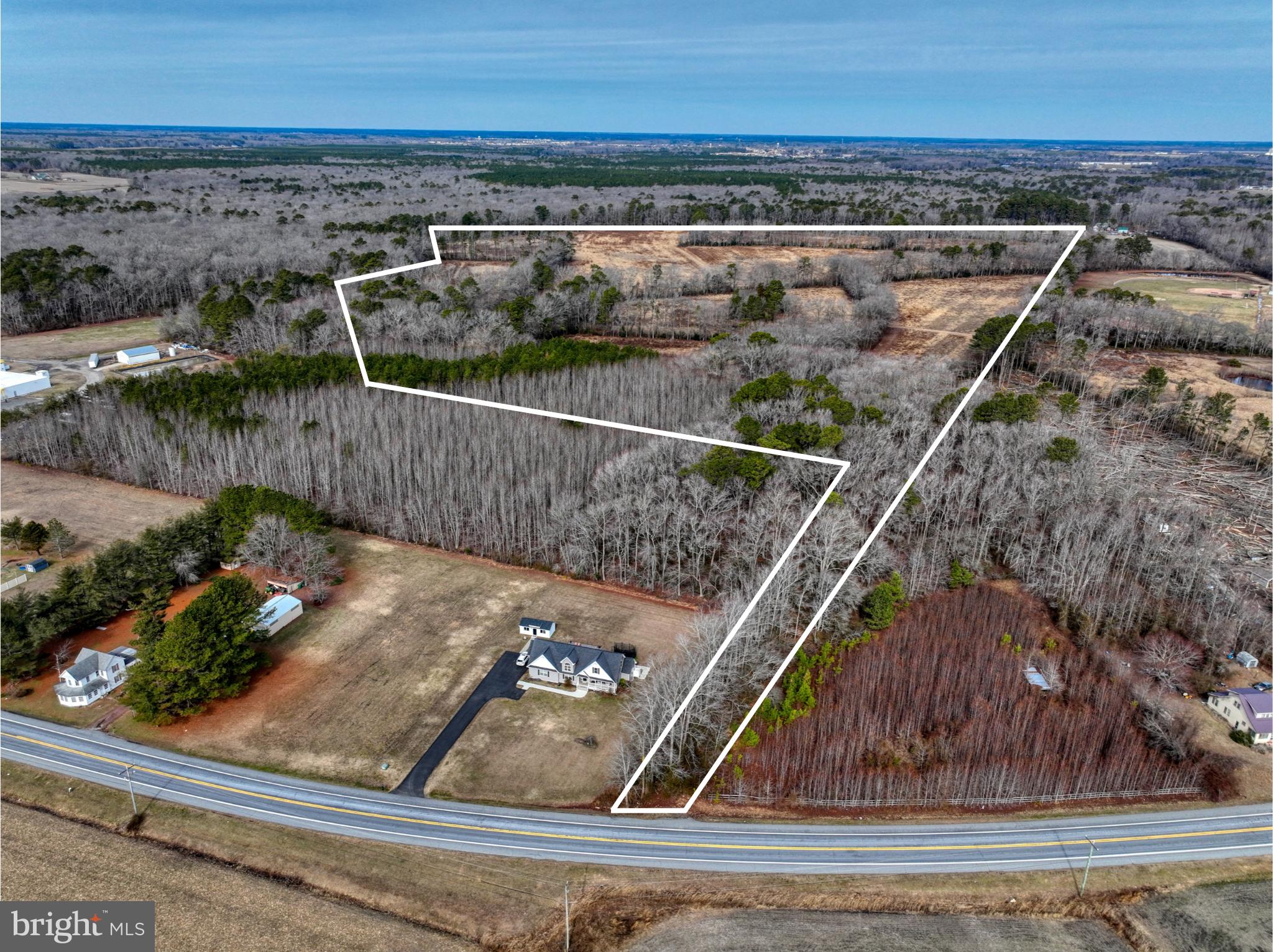 116+/- Acres ready for development.