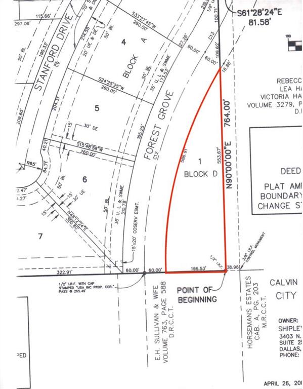 0 Stonegate Lucas, TX 75002 - Photo 2 of 2 Map