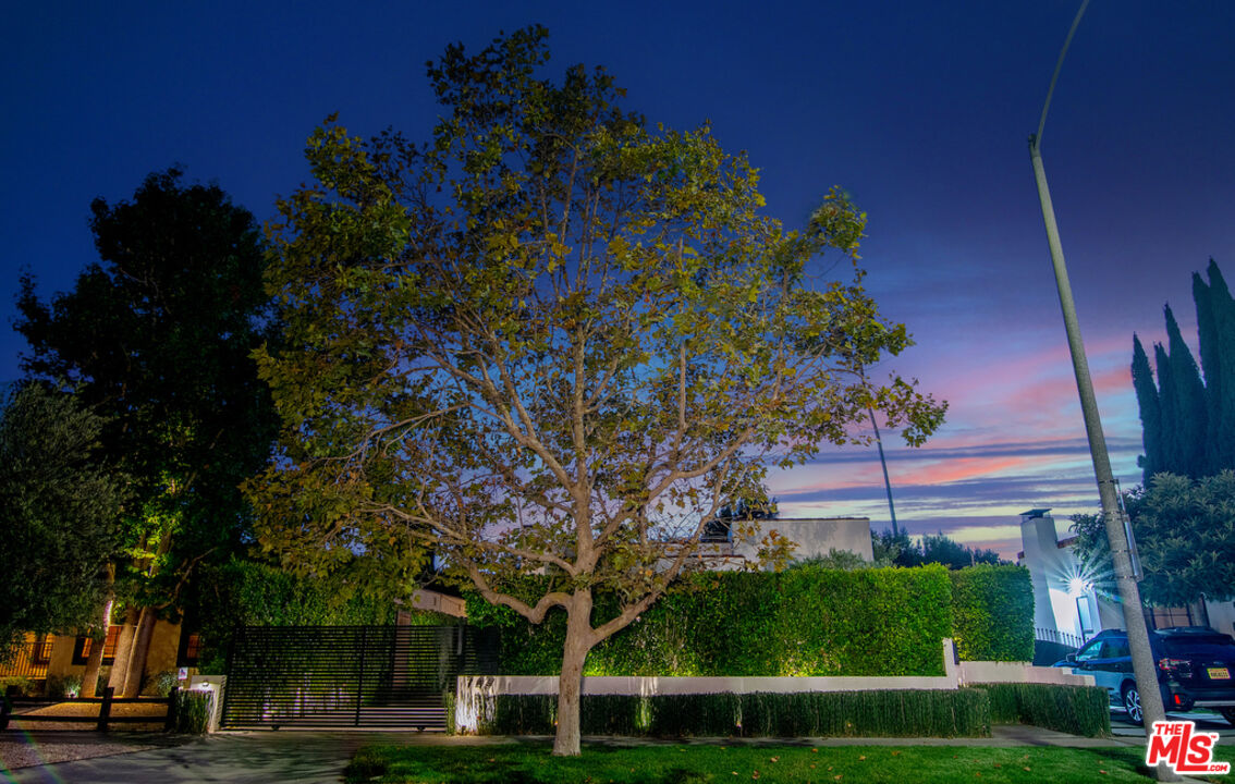 743 North June Street Los Angeles, CA 90038 - Photo 2 of 38 a front view of a house with a tree