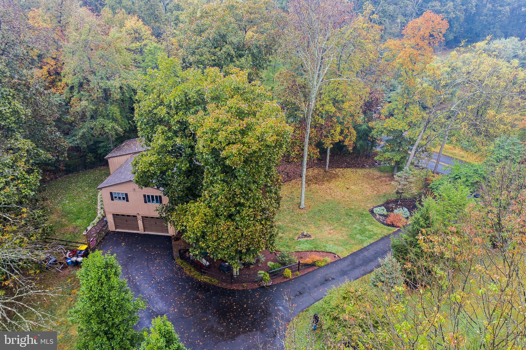 948 Callowhill Road Perkasie, PA 18944 - Photo 25 of 29 an aerial view of a house with a yard basket ball court and outdoor seating