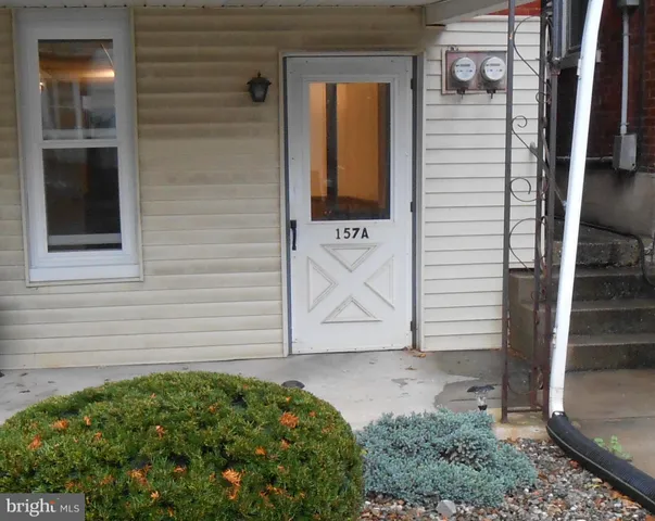 a view of front door of house