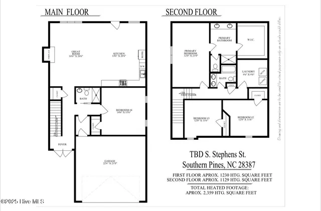 $389,000 | 544 South Stephens Street, Southern Pines, NC 28387