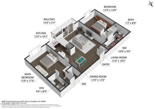 $639,900 | 5000 South Centinela Avenue, Unit 109, Los Angeles, CA 90066