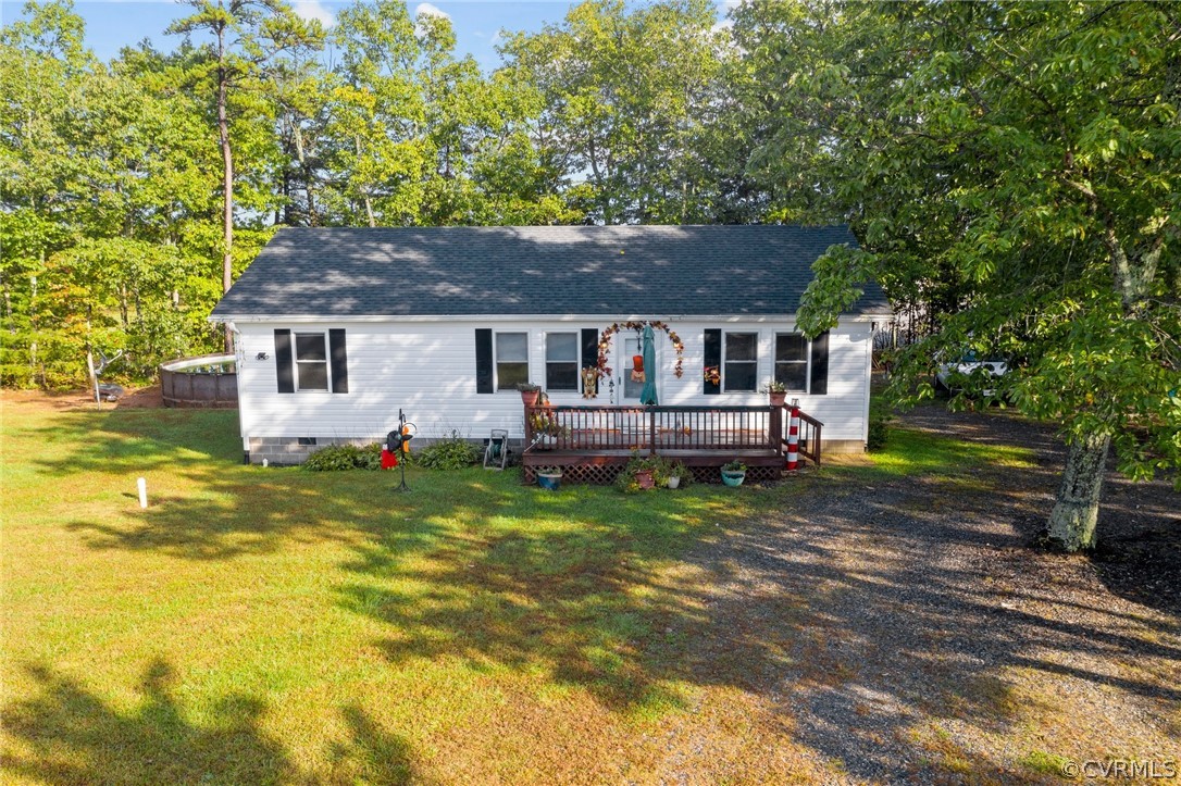 650 Johnson Road Mineral, VA 23117 - Photo 2 of 29 a house view with a garden space